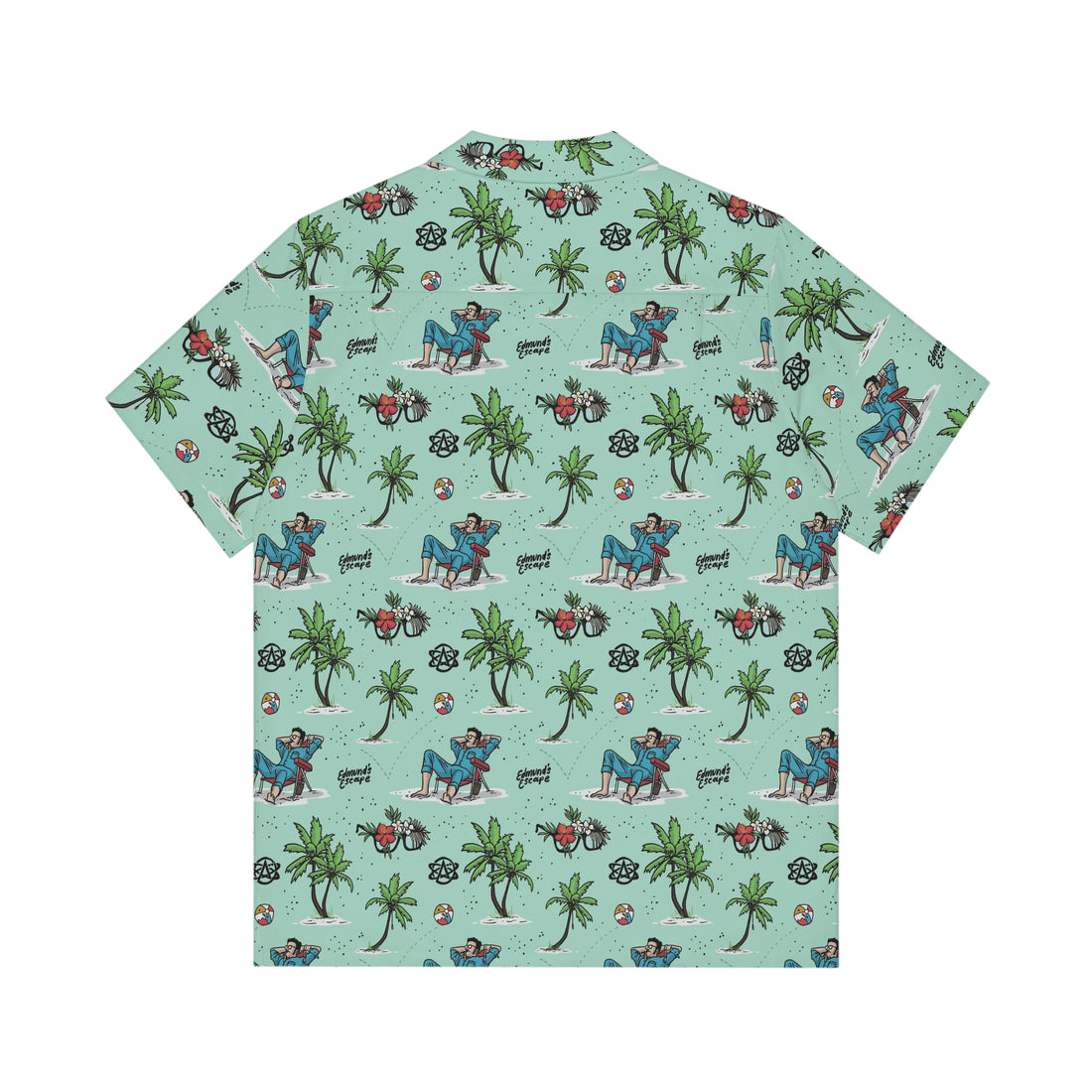 Edmund's Escape Aqua Hawaiian Shirt