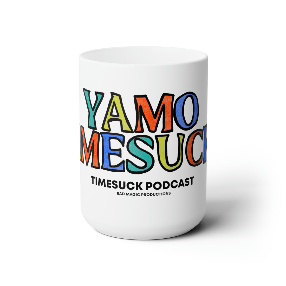 Yamo Timesuck White mug