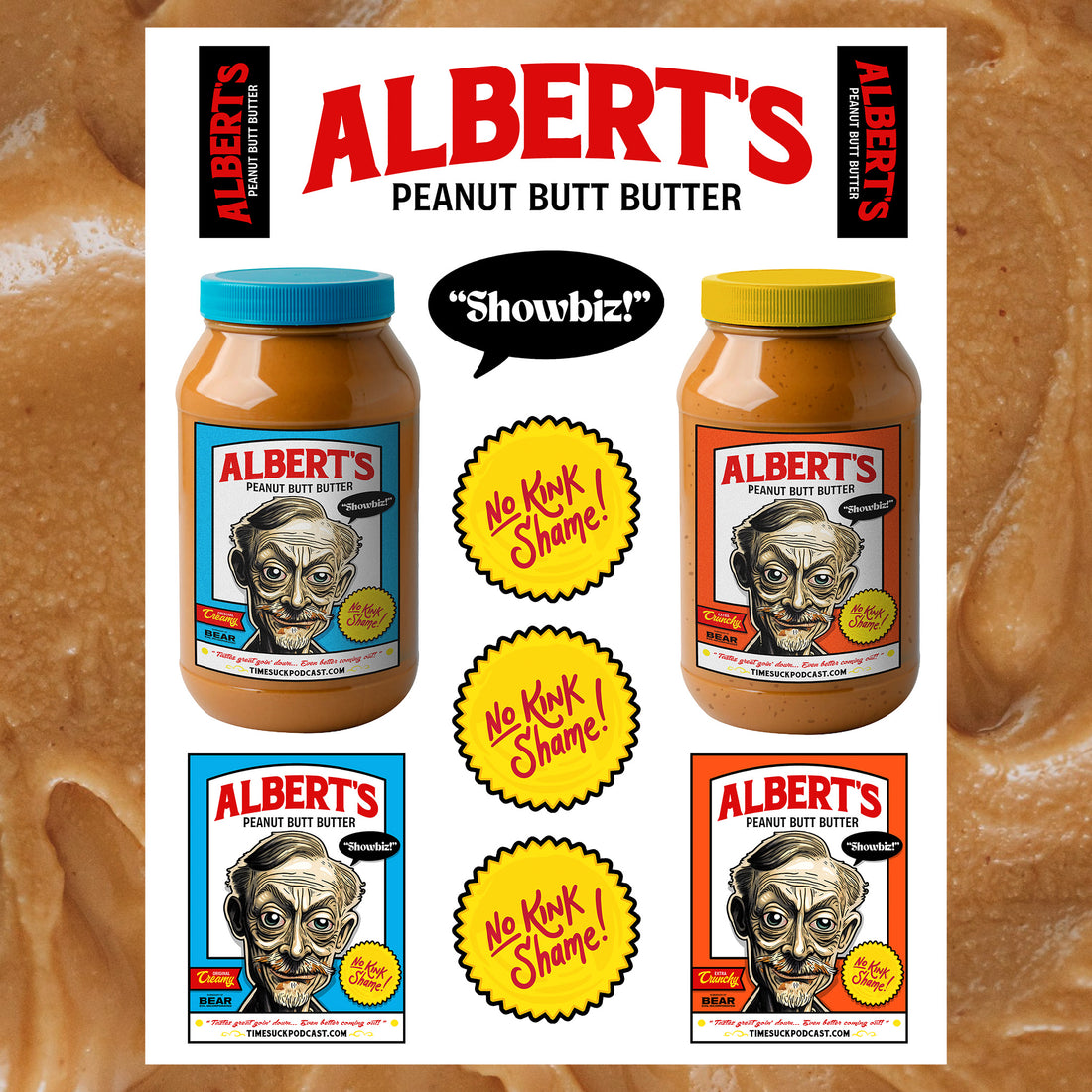 Albert's Sticker Sheet
