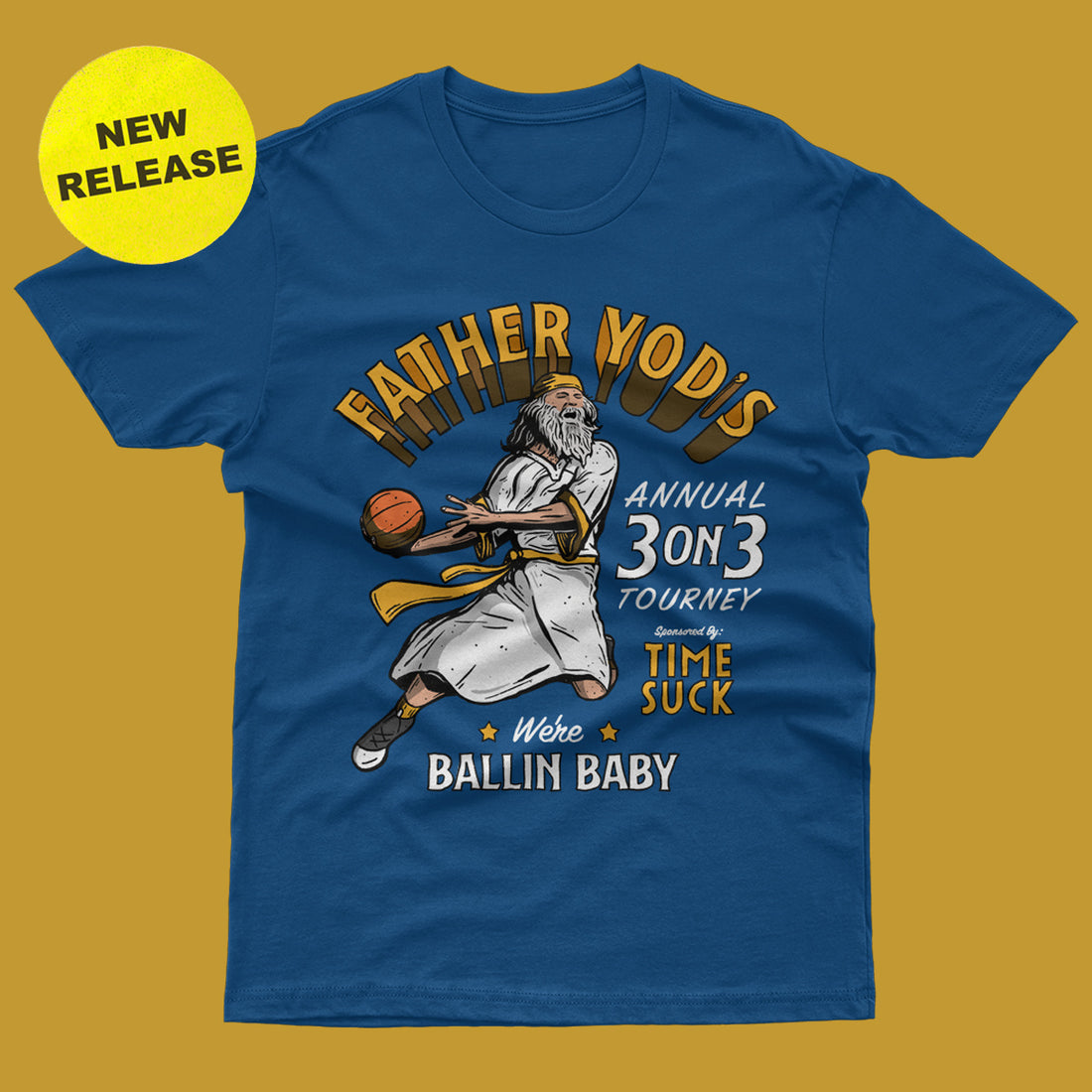 Father Yod's 3 On 3 Tee